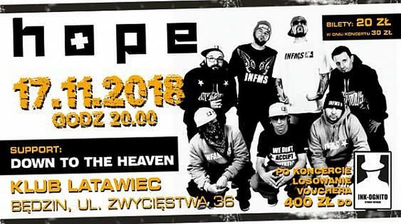 Hope i Down To The Heaven w Latawcu