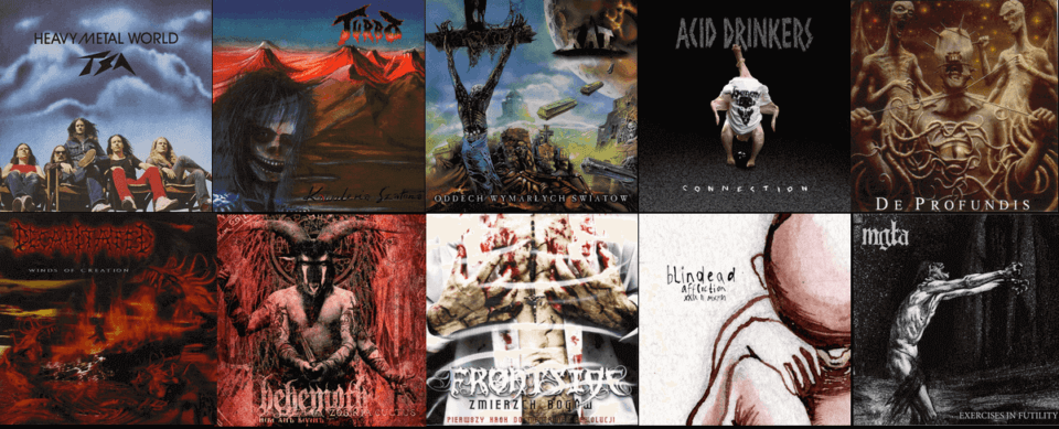 10 polskich płyt metalowych na 100-lecie odzyskania niepodległości