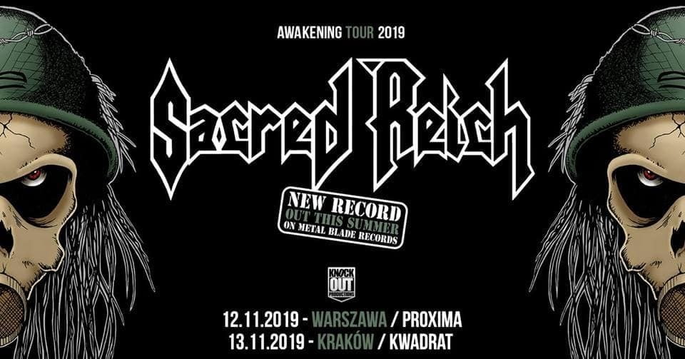 Sacred Reich w Polsce w 2019 roku