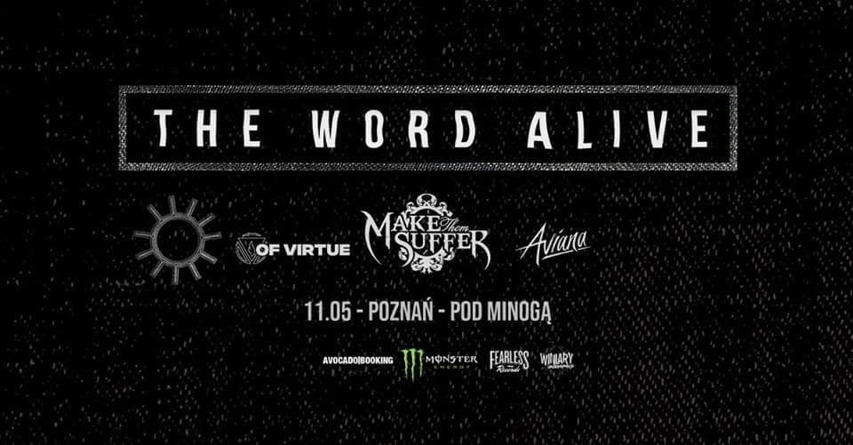The Word Alive, koncert 11.05.2019, Poznań