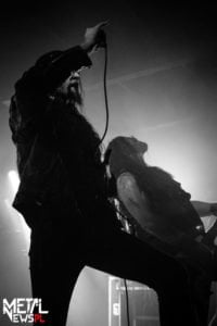 Gaahls Wyrd podczas koncertu w Warszawie