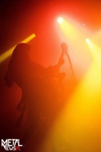 Tribulation podczas koncertu w Warszawie