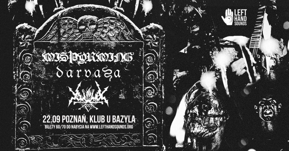 22 września 2019 w Poznaniu wystąpią: Misþyrming, Darvaza i Vortex of End 1 MisÞyrming w Polsce