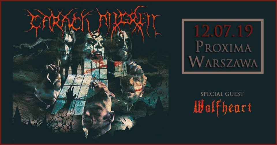 Carach Angren już 12 lipca zagra w Warszawie