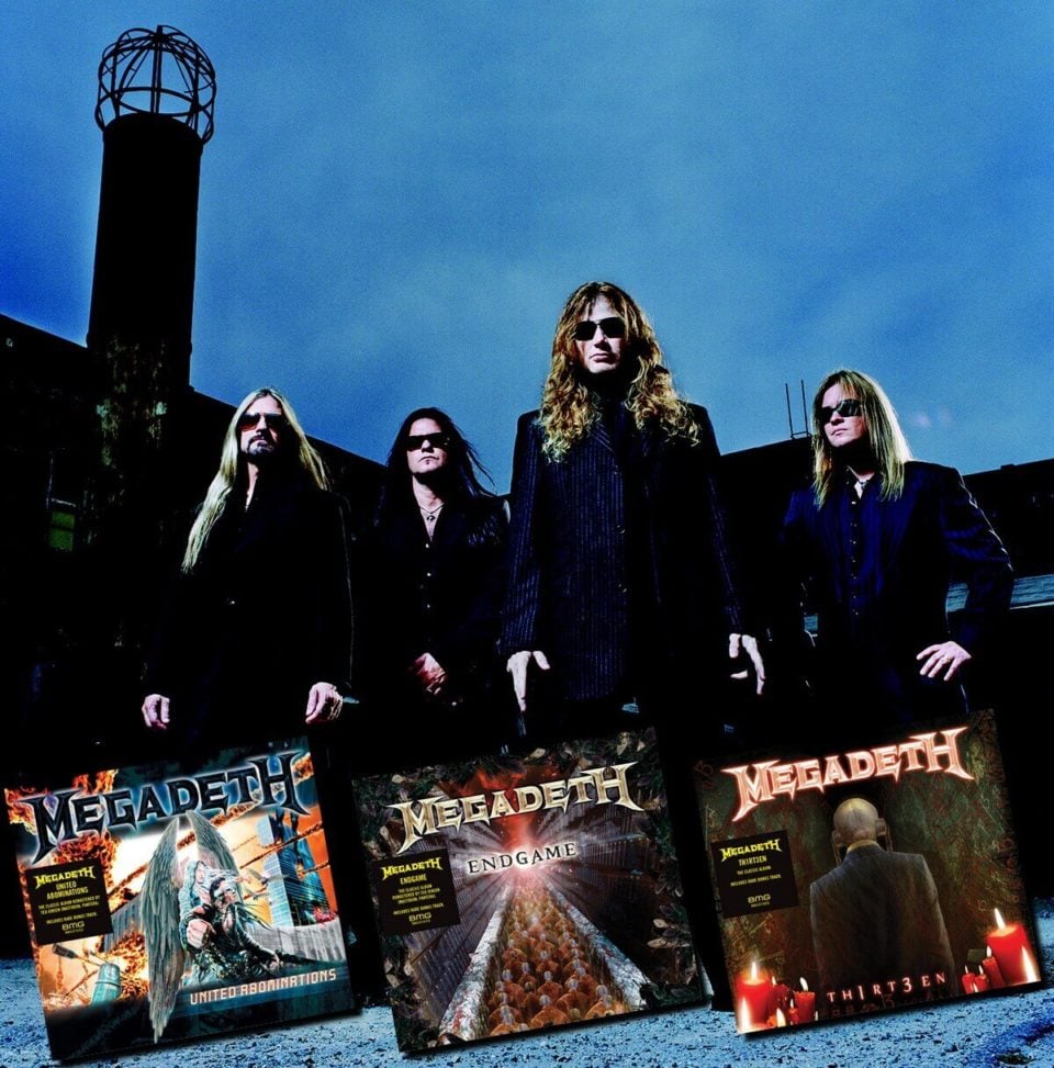 megadeth reedycje 2007 2011
