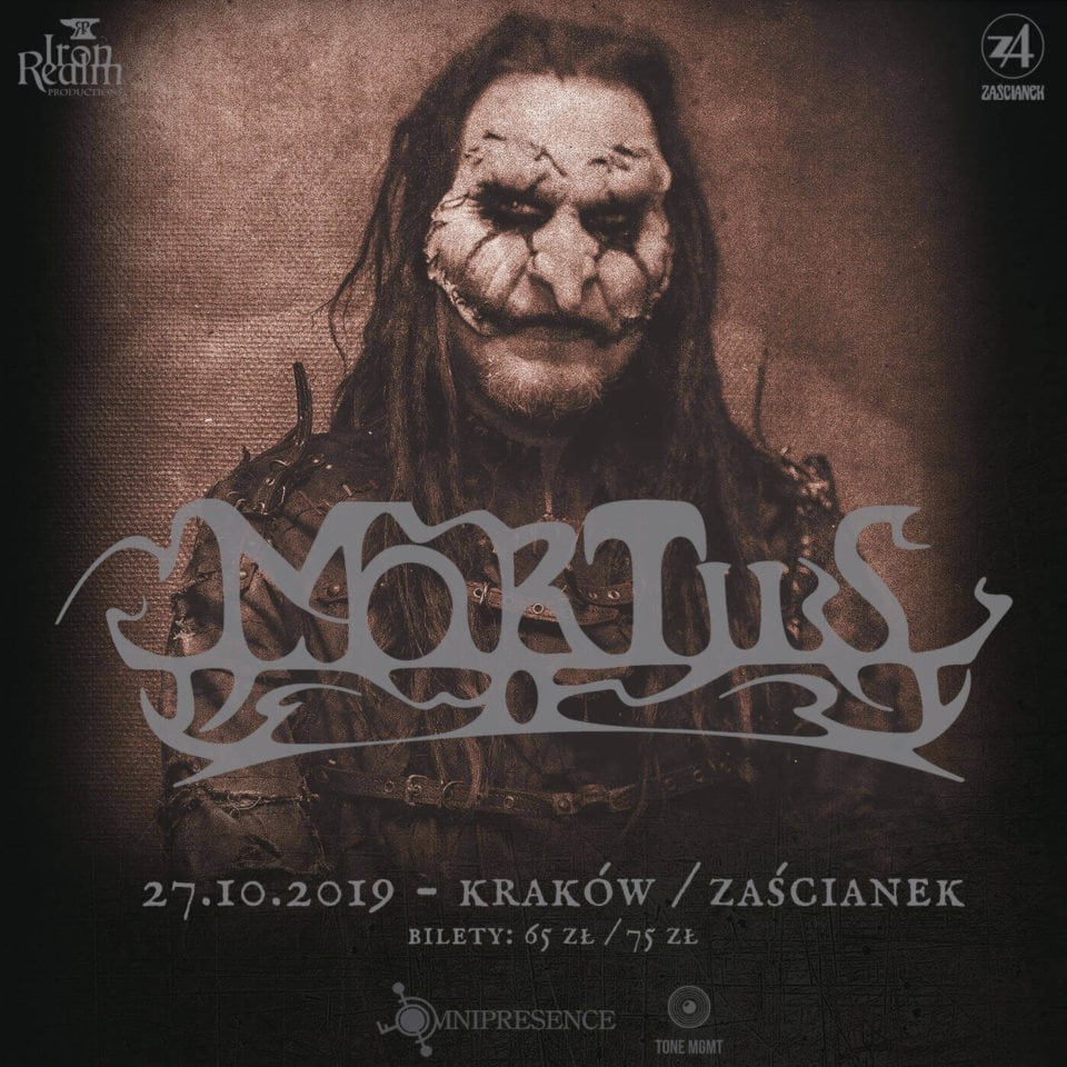 Mortiis w Krakowie w 2019 roku