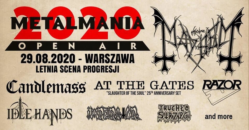 Metalmania 2020 zespoły