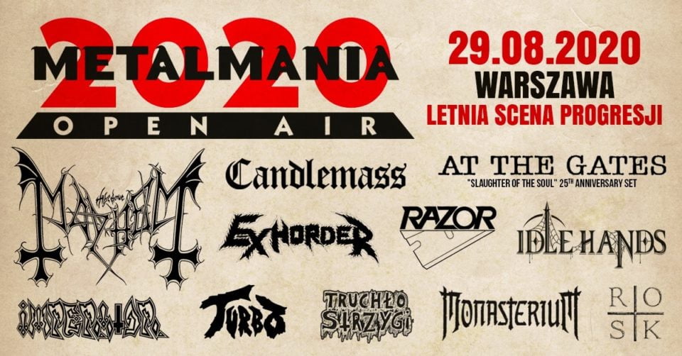 Metalmania 2020 pełny skład