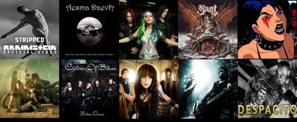 10 popowych utwór w wersji rockmetal część druga