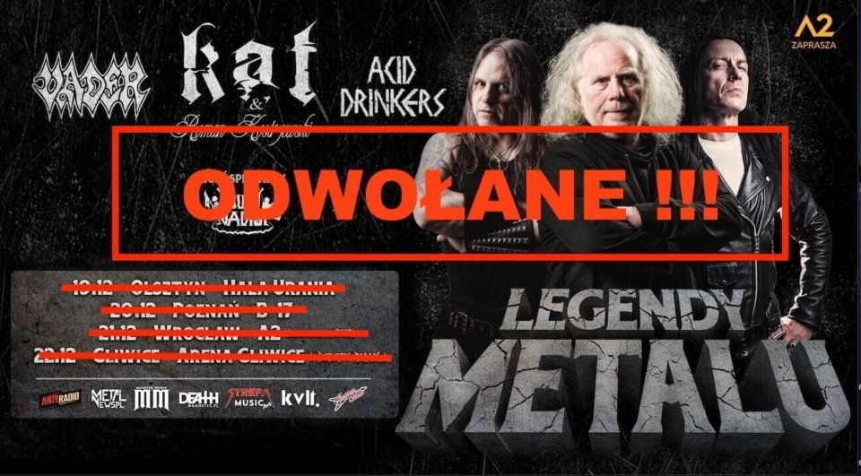 Legendy Metalu Odwołane