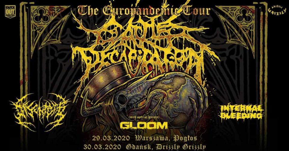 Koncerty Cattle Decapitation w 2020 roku