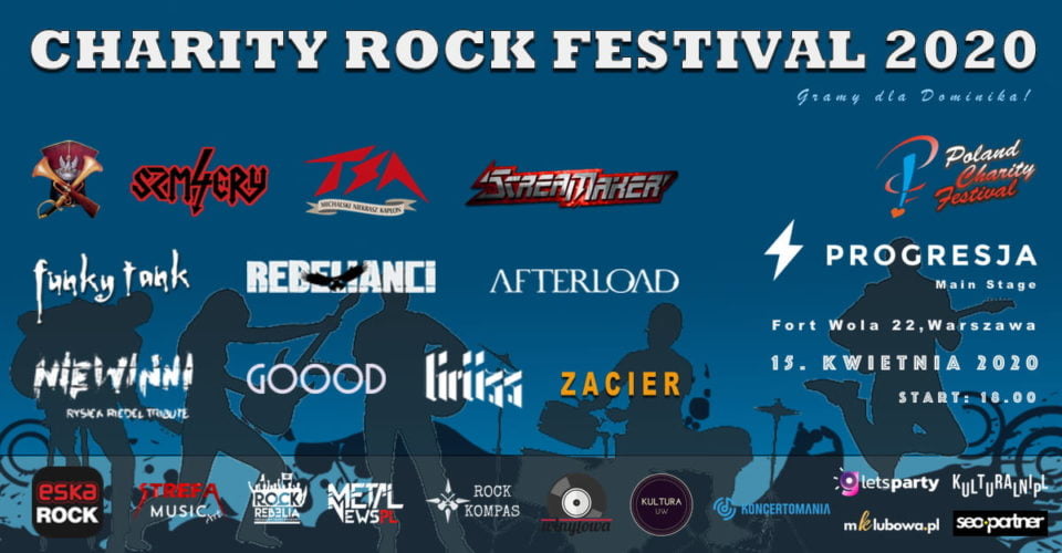 Zespoły na Charity Rock Festival 2020
