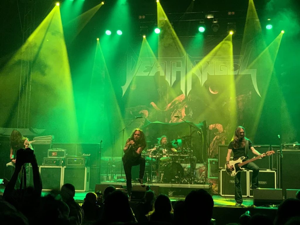 Relacja: Testament, Exodus, Death Angel – Wrocław 19.02.2020 2 Zespół Death Angel podczas koncertu we Wrocławiu