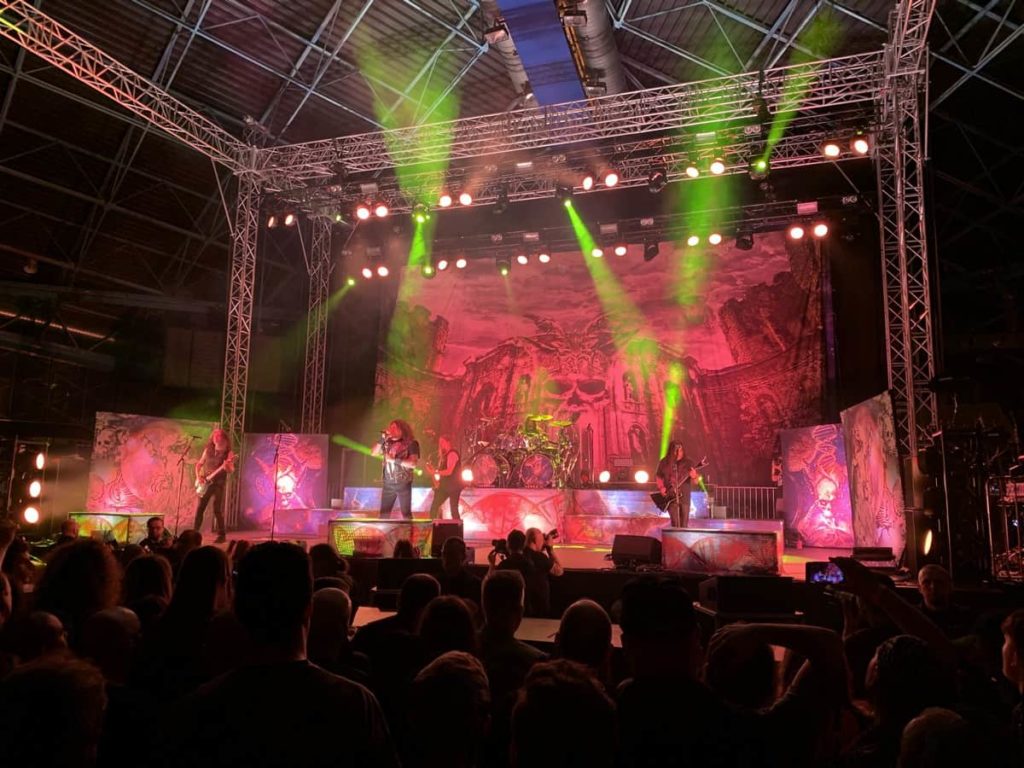 Relacja: Testament, Exodus, Death Angel – Wrocław 19.02.2020 4 Testament podczas koncertu w Hali Orbita