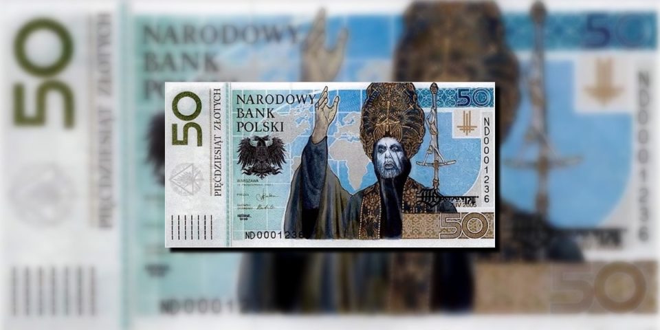 Nergal banknot 50 zł