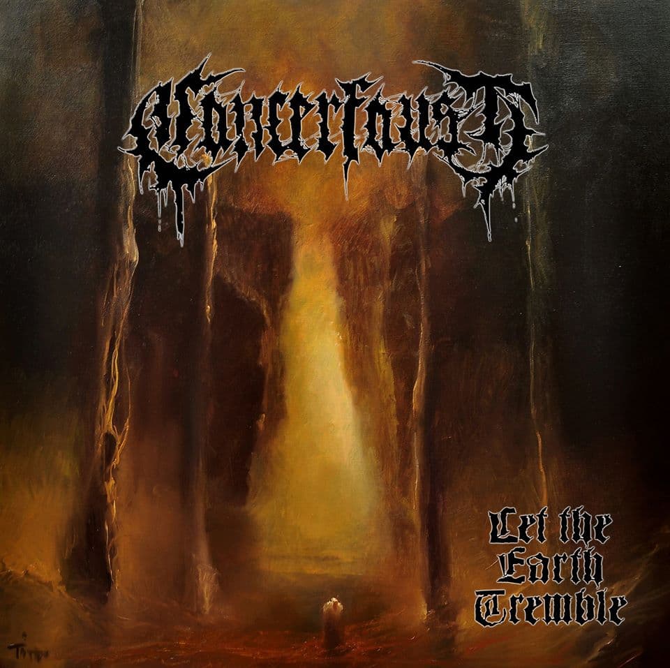 Cancerfaust. Death metalowa dywizja nadciąga z debiutanckim albumem pt. „Let the Earth Tremble” i prezentuje pierwszy singiel 2 Cancerfaust Let the Earth Tremble okładka