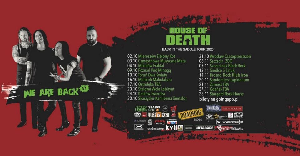 House of Death trasa 2020