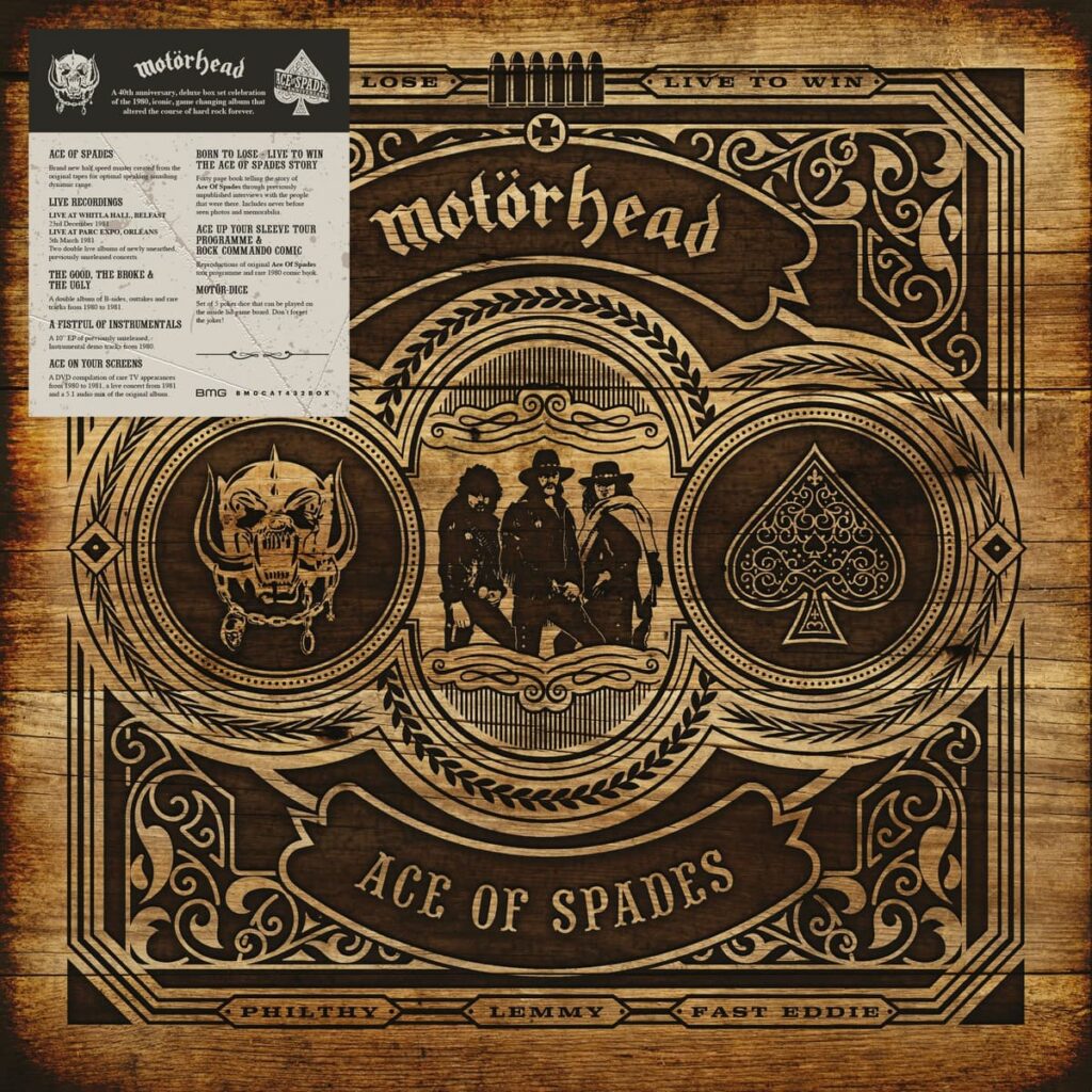 Płyta jak strzał w pysk – 40-lecie wydania „Ace of Spades” Motörhead 5 Motorhead Ace of Spades Deluxe Box Set