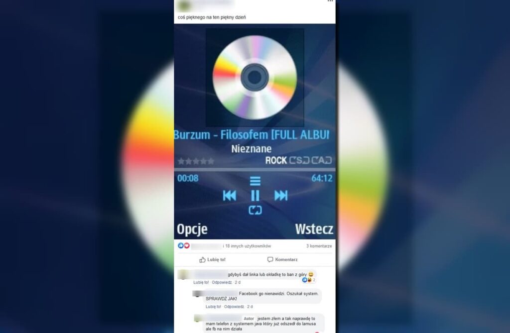 Burzum i Varg zbanowani na Facebooku? Użytkownicy portalu zablokowani 4 burzum ban scr3
