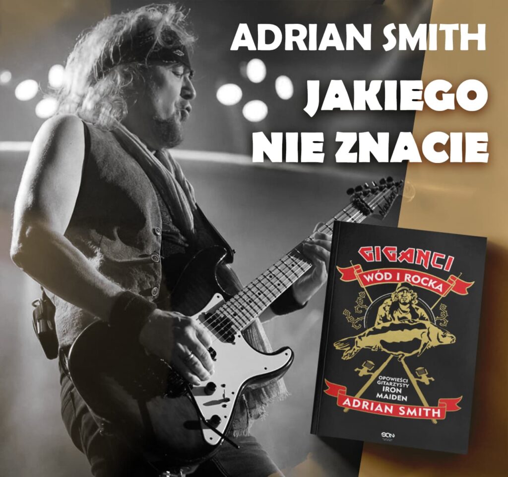 Książki o tematyce metalowej jako dobry pomysł na prezent świąteczny 3 Adrian Smith książka Giganci wód i rocka