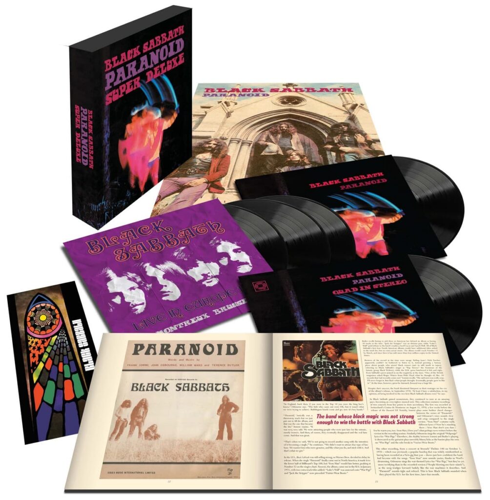 50. rocznica premiery „Paranoid” Black Sabbath, czyli pomnik stworzony na kolanie 3 Black Sabbath Paranoid box z okazji 50-lecia