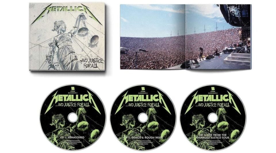 Metallica and Justice for-All remastered 3 cd