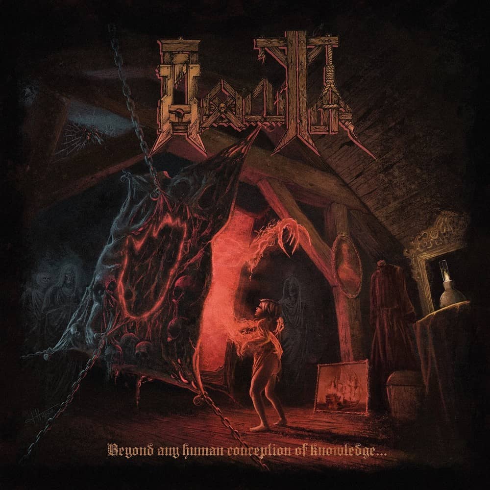 Thrash metalowe Top 10 najciekawszych albumów w 2020 roku 4 Hexecutor Beyond Any Human Conception of Knowledge okładka