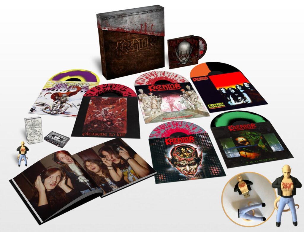Kreator wyda „Under The Guillotine”, czyli wyjątkowy zestaw prawdziwego fana! 9 Kreator Under The Guillotine zawartość boxu