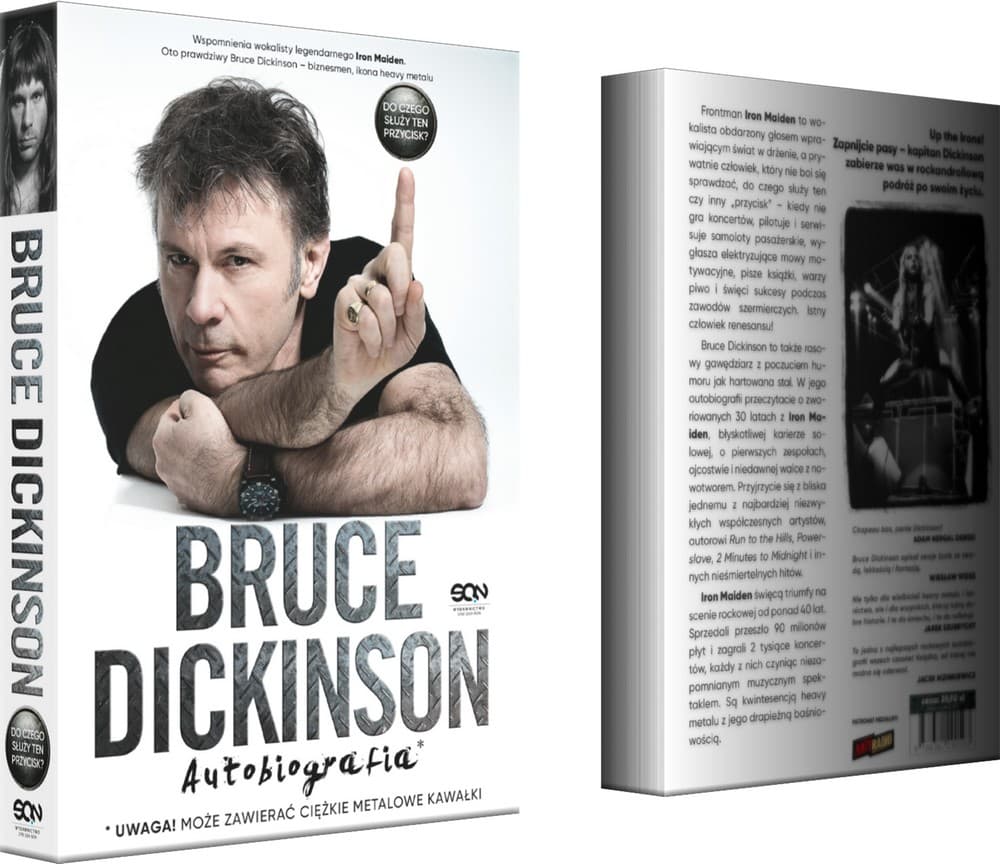 Książki o tematyce metalowej jako dobry pomysł na prezent świąteczny 2 Bruce Dickinson Autobiografia