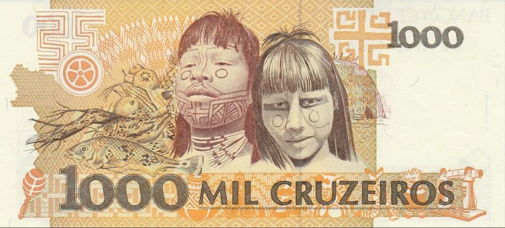 Banknot 1000 cruzeiros