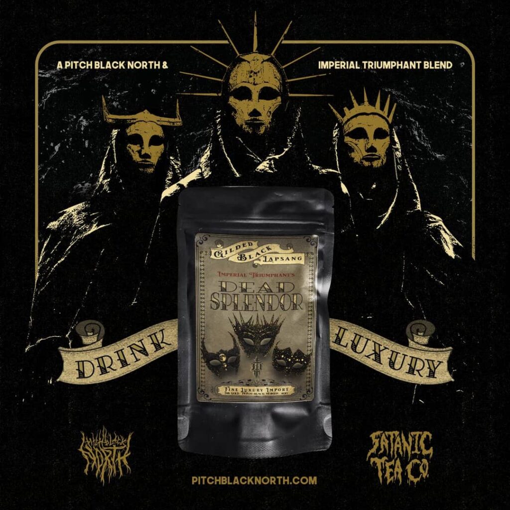 24-karatowe złoto w herbacie grupy Imperial Triumphant ? 2 Herbata Imperial Triumphant z fragmentami złota