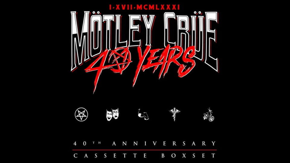 Motley Crue box z kasetami na 40 lat