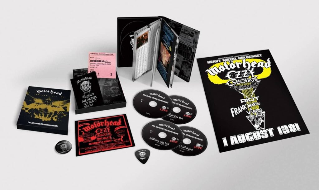 Motörhead: "No Sleep 'til Hammersmith". Edycja rozszerzona z okazji 40. rocznicy 2 Motorhead No Sleep Til Hammersmith 4 CD Deluxe