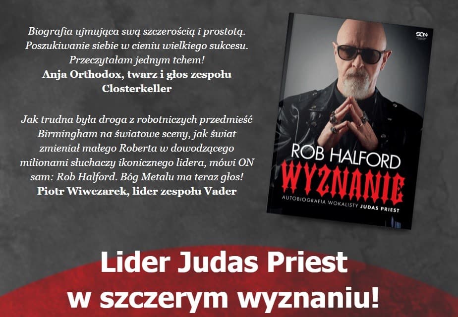 "Wyznanie" - recenzja autobiografii Roba Halforda z Judas Priest 2 Peter i Anja o książce Roba Halforda