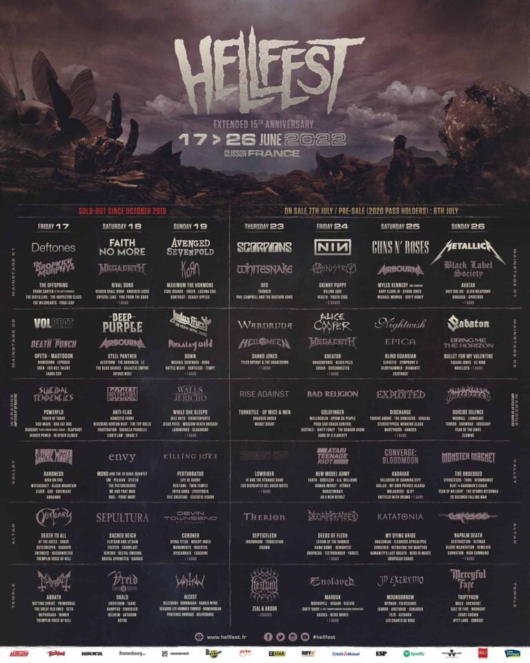 Hellfest ogłasza POTĘŻNY line-up na 2022 rok | MetalNews.pl