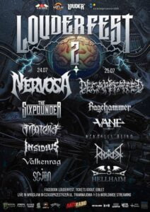 Louder Fest 2: Decapitated, Vane, The Sixpounder i inni już w lipcu we Wrocławiu! 2 Plakat promujący Louder Fest 2