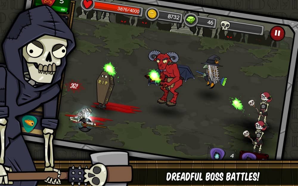 10 mobilnych gier dla fanów metalu na Androida i iOS 7 Rock Defender Defend your Base game