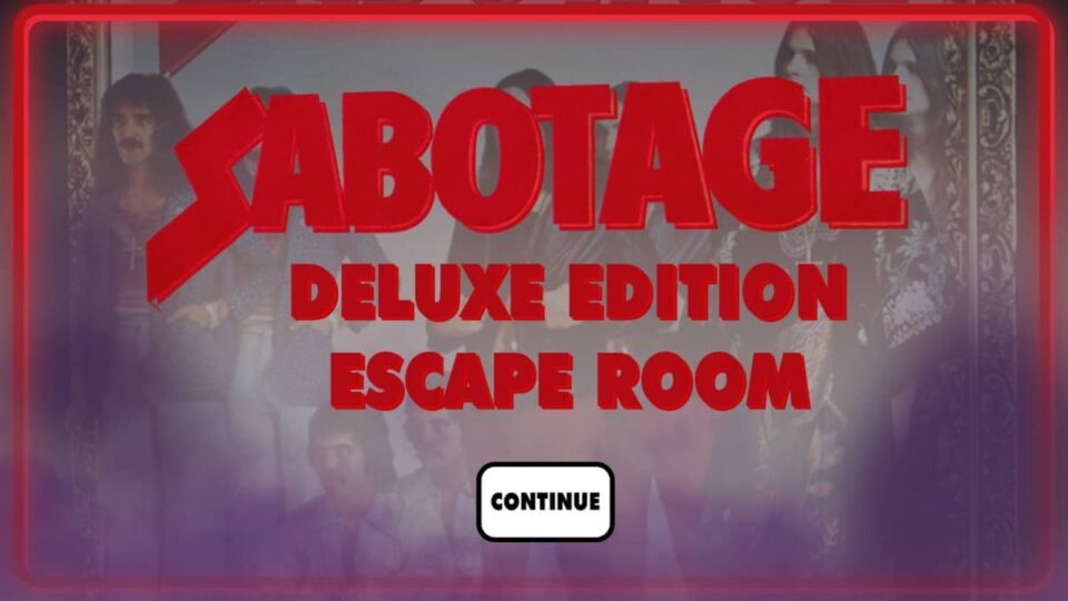Sabotage Escape Room Game