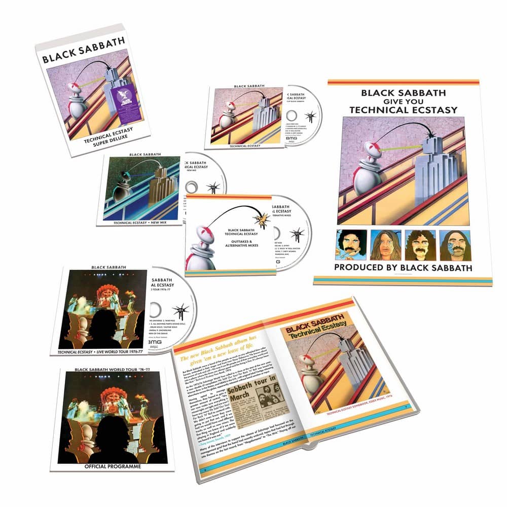 Black Sabbath Remaster Technical Ecstasy Box CD