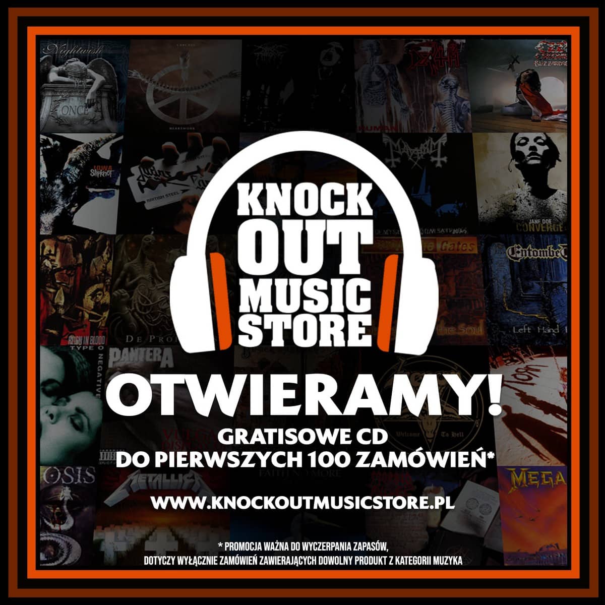 Knock Out Music Store - nowy sklep z płytami muzycznymi. Prezenty dla pierwszych klientów 4 Prezenty do zakupów w Knock Out Music Store