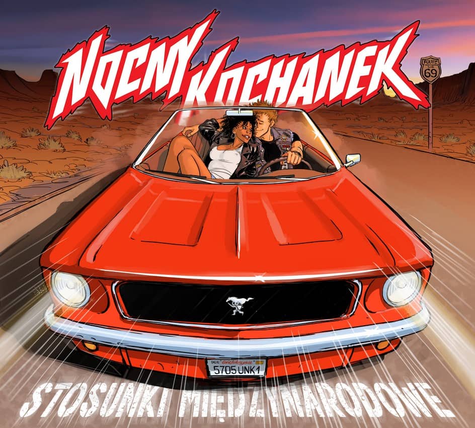 Nocny Kochanek zapowiada nowy album "Stosunki Międzynarodowe". Kiedy premiera? 2 Nocny Kochanek okładka płyty Stosunki Międzynarodowe