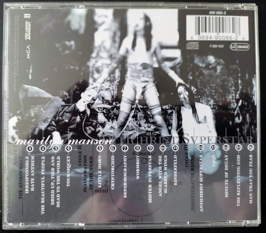 希少marilyn manson/antichrist superstar LP Marilyn-Manson-Antichrist-