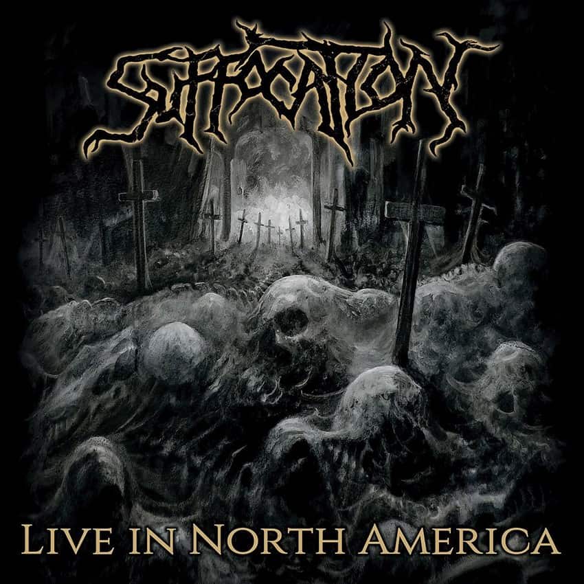 Koncertowy album Suffocation "Live in North America". Premiera w listopadzie 2021 2 Suffocation okładka albumu Live in North America