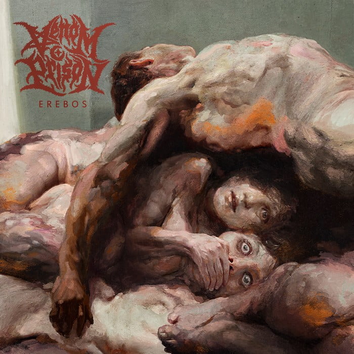 Venom Prison klip do utworu "Pain Of Oizys" z nowego albumu 2 Venom Prison okładka płyty Erebos