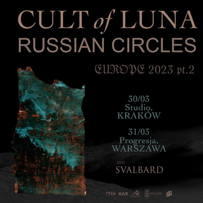 Cult of Luna i Russian Circles w Polsce w 2023 roku! 2 Koncerty Cult of Luna w Krakowie i Warszawie