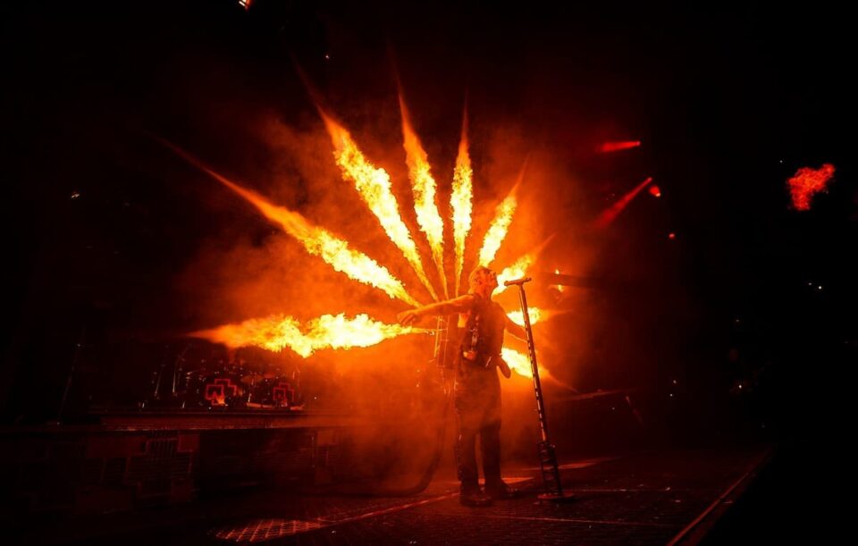 10 oszałamiających momentów na koncertach Rammstein 1 Rammstein Till Lindemann