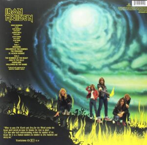 Warner Music Poland zapowiada reedycję "The Number of the Beast" i zostaje skrytykowane! 4 Tył okładki Iron Maiden The Number of the Beast z 1982