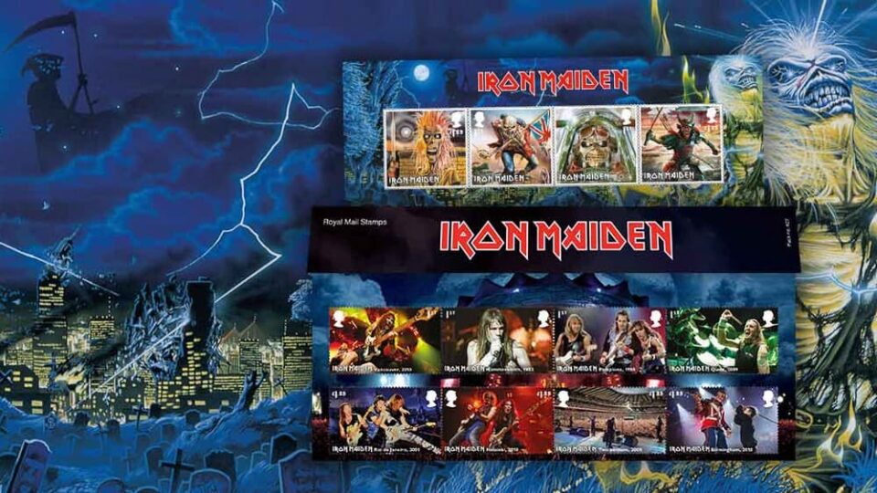 Iron Maiden znaczki pocztowe