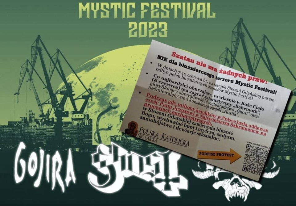 Katolicka petycja odwołania Mystic Festival
