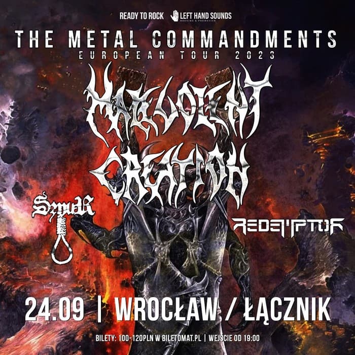 Trauma odwołuje koncert obwiniając klub. Kuriozalne oświadczenie zespołu 2 Malevolent Creation we Wrocławiu